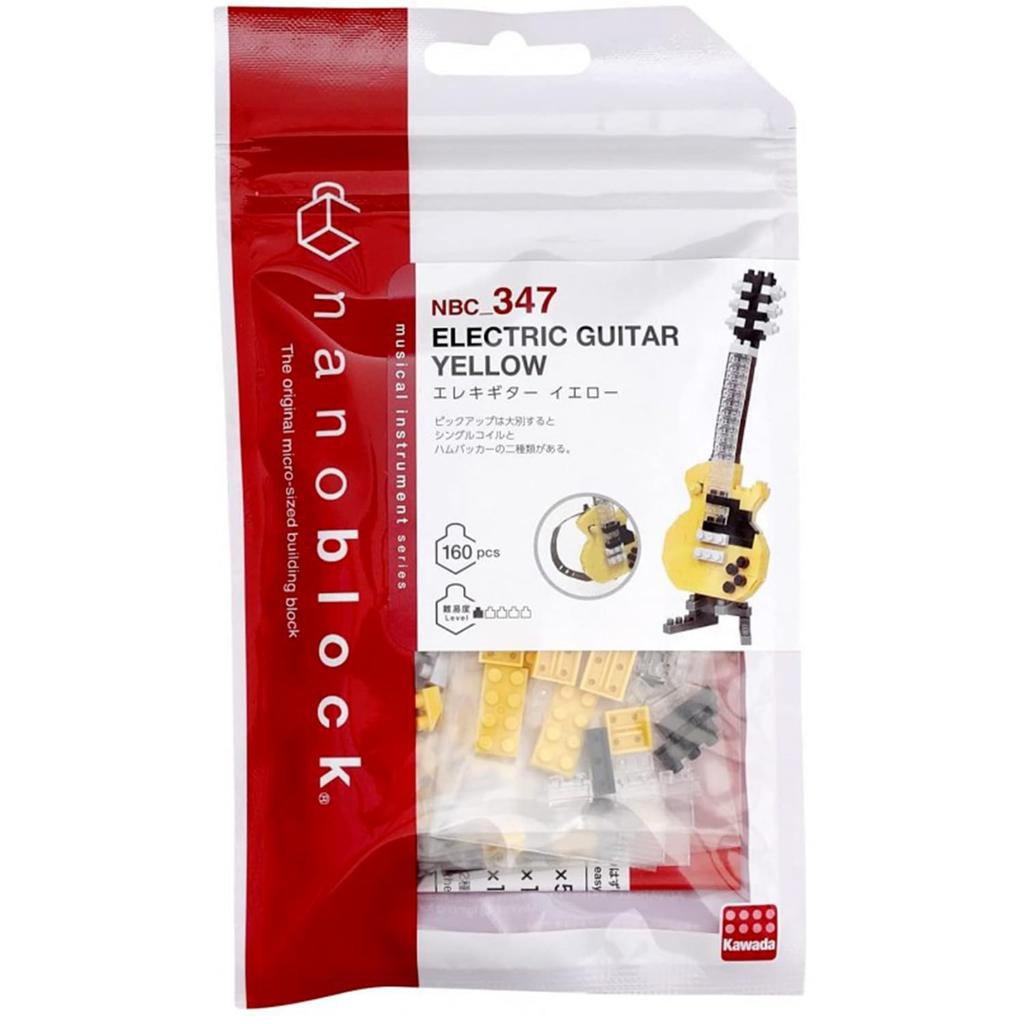 nanoblock Electric Guitar Yellow NBC_347