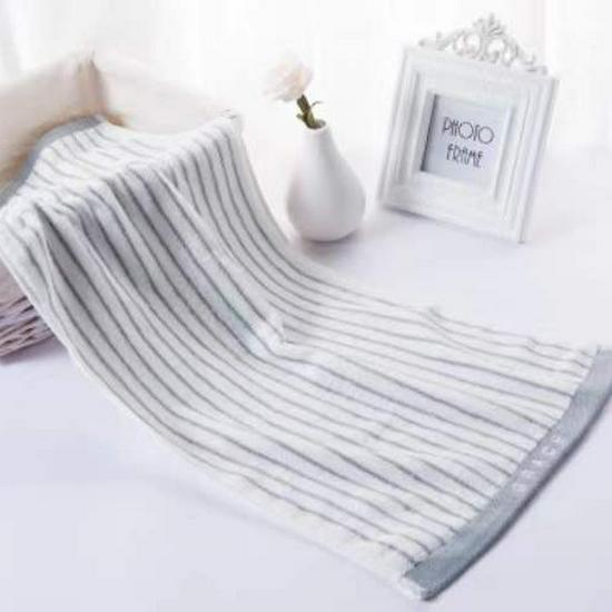 Jie Liya Klassisk Randig Ansiktshandduk i Ren Bomull - Mjuk & Bekväm Hushållsgåva