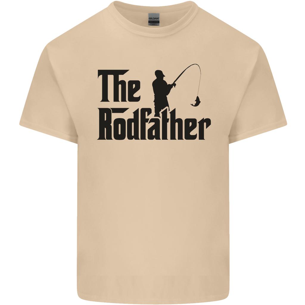 The Rodfather Funny Fishing Rod Father Unisexs Light Cotton TShirt
