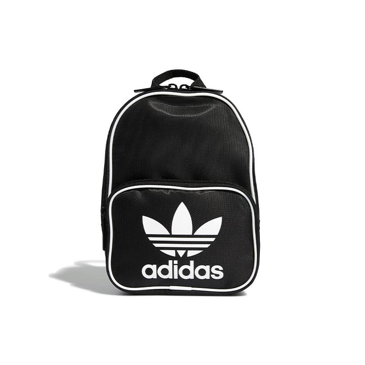 Adidas Originals Trefoil Large Logo Print Sports Casual Backpack Mini Unisex Backpack Black CK5078 Mini