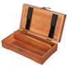 1PCS Solid Wood Material Pencil Storage Case Lockable Closure Jewelry Organizer Box  Home Decoration