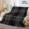Schwarz-Grau Karierte Flanelldecke Warm Weich Halloween Weihnachten Sofa Warm Gemütlich Dekorative Deko Geschenk für Alle Jahreszeiten