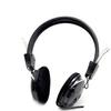 Black Drum Set with Wire Electric Piano Music Headphone Music Earphone Wired Headset Piano Earphone