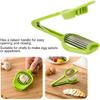Egg Cutter, Hard Boiled Eggs Slicers Handheld Fruit Divider Vegetable Slicing Tool for Mushroom Strawberry Cherry Tomato Kiwi Kitchen Gadgets