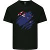 Zerrissene Neuseelandflagge Neuseeländer Kiwi Tag Unisex Leichtes Baumwoll-T-Shirt