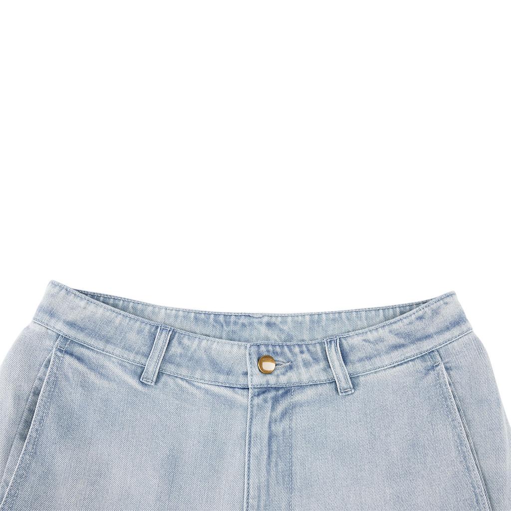 Li Ning Sports Lifestyle Series Logo Stitching Denim Pants Men bottoms AJQW001-1
