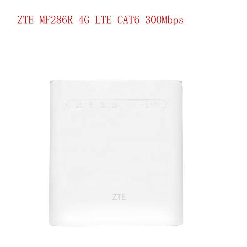 ZTE MF286R 4G SIM-Karten-Router: Dual-Band WiFi 6 CAT6 CPE für Büro & Zuhause.
