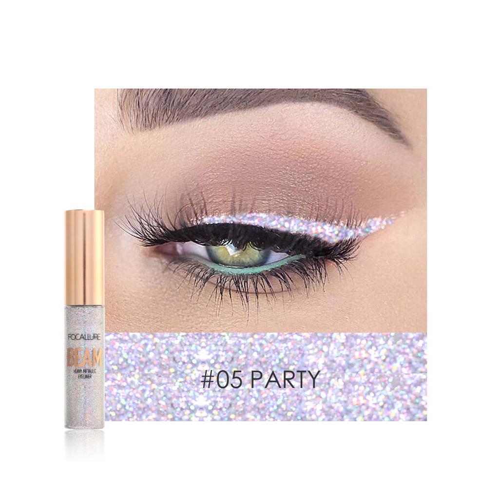 Buy FOCALLURE 5 Colors Glitter Eyeliner Eyeshadow Easy To Wear