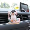 Durable Doll Car Seat Plush Doll Car Safety Seat Small Stuffed Toy Air Vent Carseat Cartoon Chair Model For Dressing Table