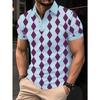 Digital Printed Loose Lapel Summer Short-sleeved Everyday Versatile Street Fashion T-shirt