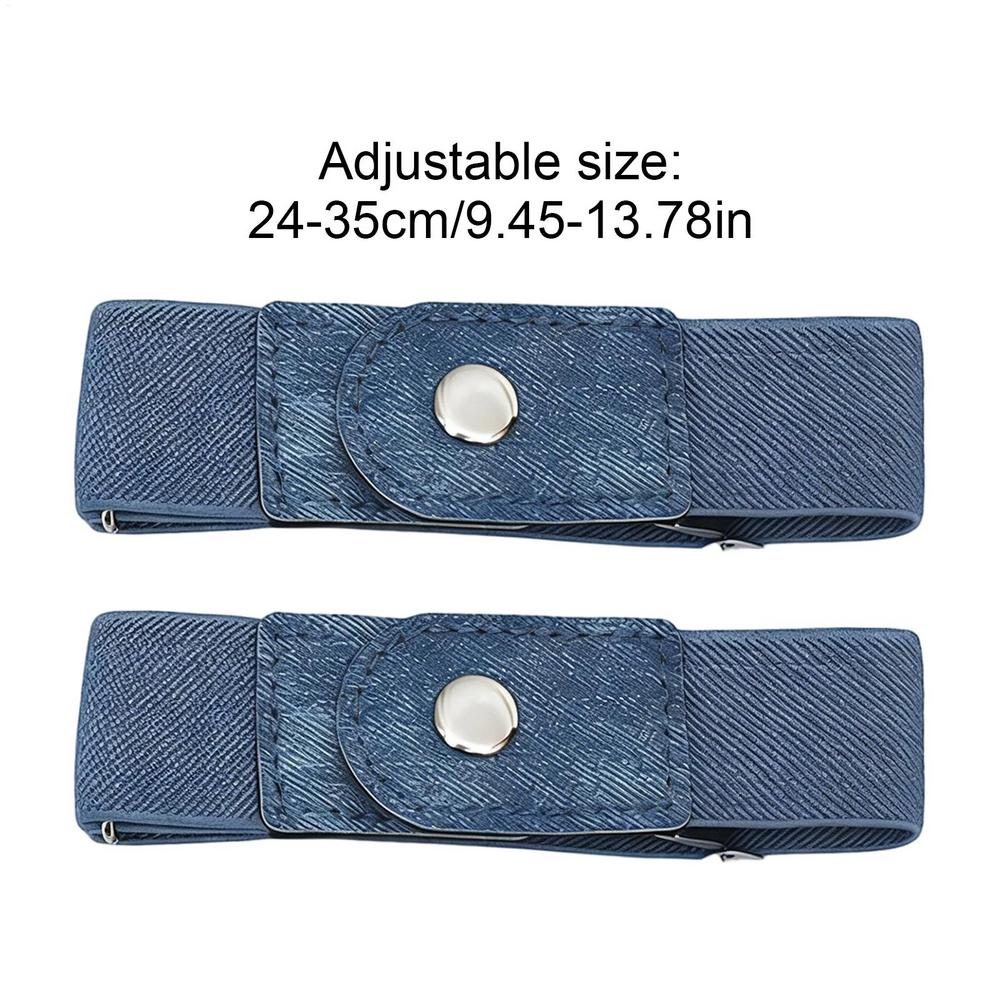 No Buckle Belt Adjustable Elastic Waist Band Invisible Belt Buckle-Free Belts for Women Men Jean Pants No Buckle Waist Belt