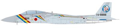 PLATZ JASDF Eagle Tsuiki Base 50th Anniversary Painted Aircraft Boarding Ladder Included Plastic Model 1/72 F-15J AC-92 (Airplane)