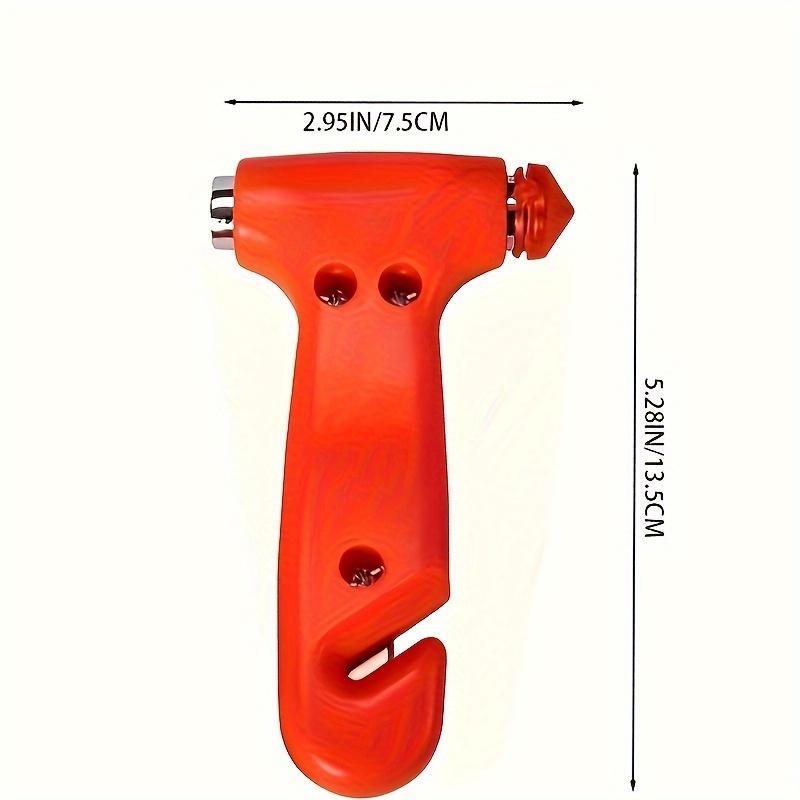 

Аварийный молоток Solid Hammer, безопасный молоток General Motors, резак и инструмент для разбивания окон, аварийный эвакуационный инструмент оранжевый