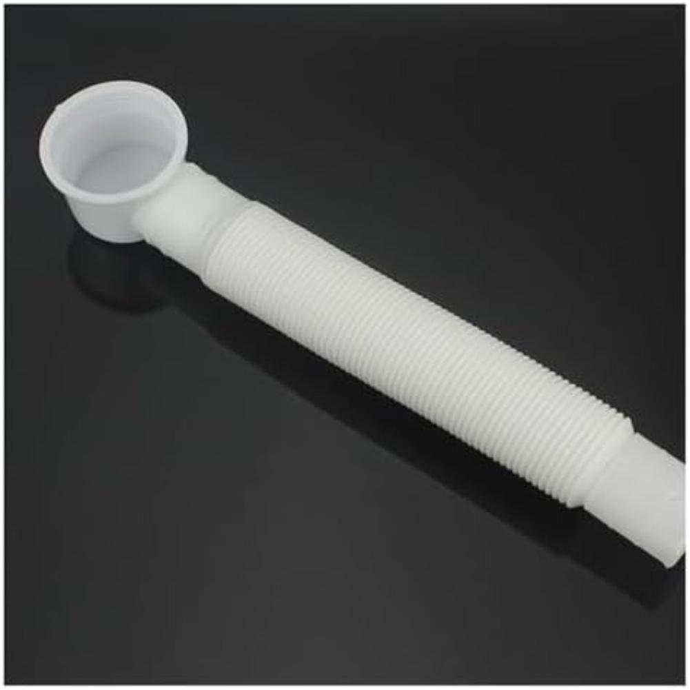 Retractable Bathtub Drain Tube Plastic Waste Pipe Replacement Kit for Home Bathroom Moisture and Temperature Resistant