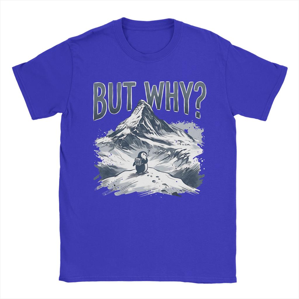 Nihilist Penguin But Why Arctic Snow Meme TShirt Summer TShirts Unisex Cotton ONeck Plus Size Top Tees Short Sleeve Vintage Tops