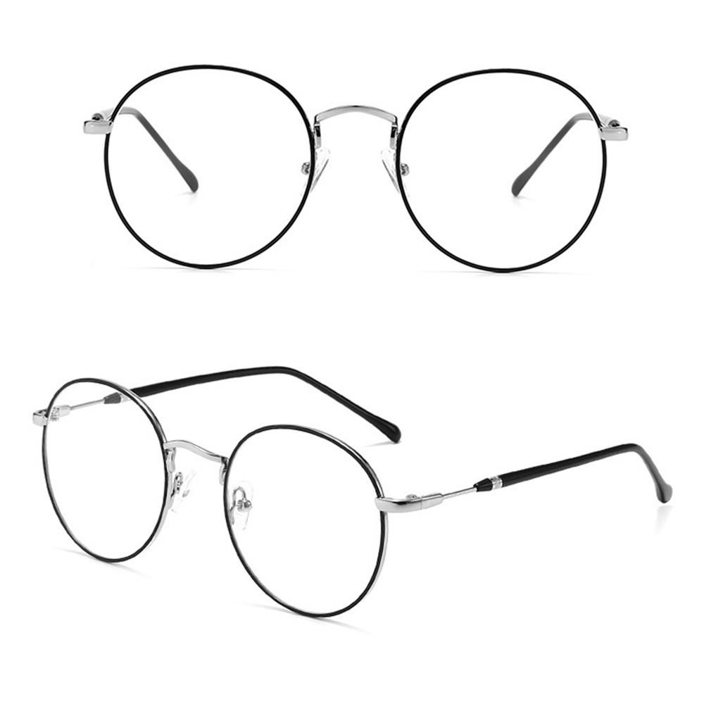 Neue Mode Blaulichtfilterbrille Damen Herren Runde Fassung Optische Brille Augenschutz Büro Computerbrille Ultraleicht