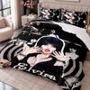 Elvira Mistress of the Dark 3Pcs Bedding Set Duvet Cover With Two Pillowcases For Bedroom Home Decoration