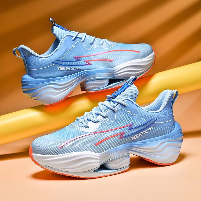 Men's Running Shoes High Quality Outdoor Marathon Soft Sole Cushioning Training Jogging Sneakers Mesh Lace-up Sports Shoes for Men