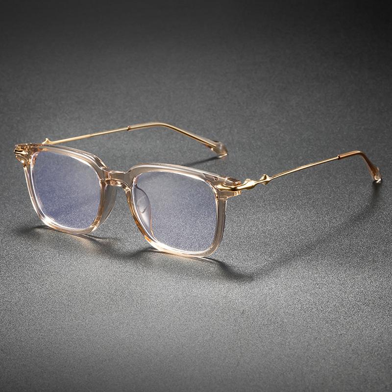 Men's and Women's Fashionable Blue Light Blocking Glasses Square Oversized Fashion Glasses High-Definition Computer Glasses