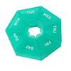 Weekly Pill Organizer with 7 Compartments Portable Travel Pill Case Once Daily Medication Dispenser Capsule Pill Management Storage Box