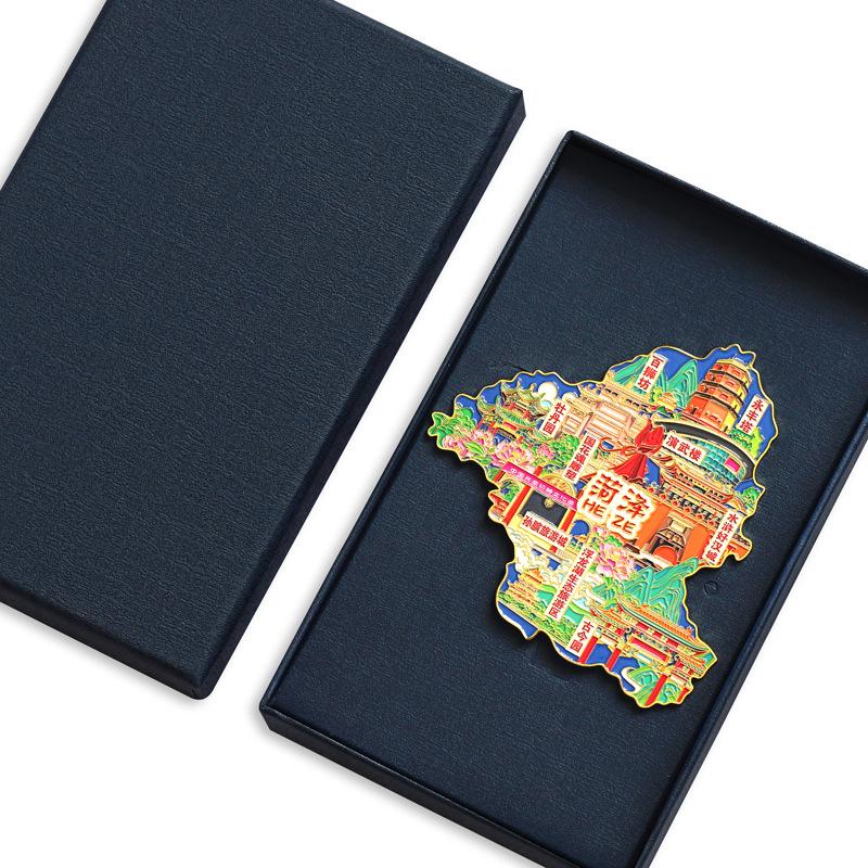 Binzhou Gelber Fluss Turm Magnet, Haifeng Pagode & Zhonghai Park. Kulturtourismus-Geschenk.