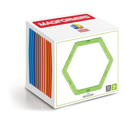 Bornelund MAGFORMERS Hexagonal [12 Pieces] Around 3 Years Old MF713015J