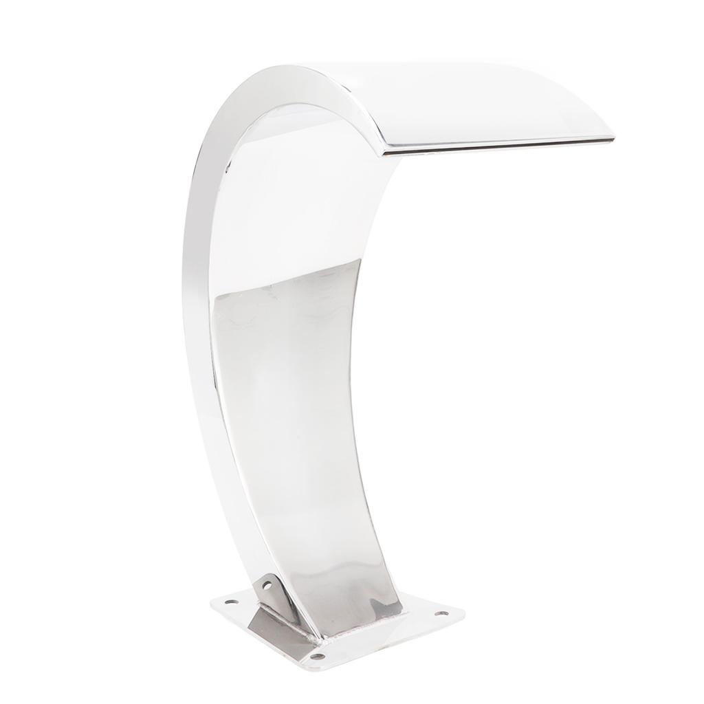 Bazénová vodopádová baterie 304 nerezová ocel obloukový design G1 vnitřní závit bazénová fontána