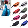 Casual Portable Zipper Sunglasses Clam Shell Case Glasses Protector Hard Box