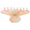 Hair Claw Clip Strong Hold Gradient Color Fashionable Hair Claw Clip for Women Girl Medium Size Orange White