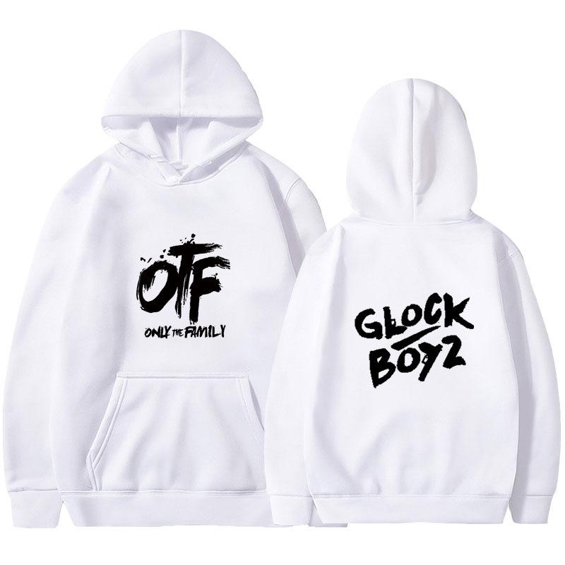 2025 new OTF letter print men's and women's hoodies spring and autumn goth casual comic pattern sweater