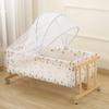 Full-coverage Baby Cot Cover Washable Crib Cover Crib Mosquito Net  for Holidays Travel Summer