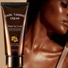 Collagen Infused Coconut Self Tanning Cream, Moisturizing Dark Sun Tanner for Smooth Skin