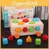 Building Wooden Preschool Blocks Number Shape Sorting Early Cognitive Skills