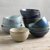 Yijia Retro Ceramic Underglaze Color Bowl: Perfect for Noodles, Congee, Rice, Soup, and Salad.