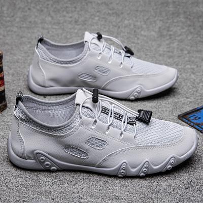 Męskie sportowe buty siateczkowe, siateczkowe buty codzienne z oddychającej skóry, lekkie i modne buty męskie