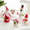 Christmas Tree Pendant Felt Desktop Ornament Snowman Deer Head Felt Small Pendant Decoration Christmas Pendant