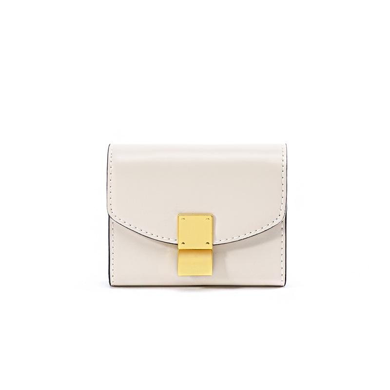

Женский клатч-кошелек из натуральной кожи весна/лето 2020 в корейском стиле белый