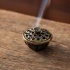 1Pcs Lotus Incense Cone Holder Mini Asian Zen Decor Lotus Hollow Out Incense Stick Burner for Home Office Meditation Gift