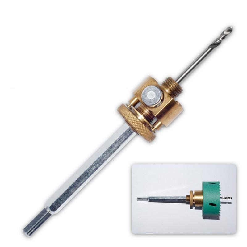 Metall Lochbohrer Säge Schnellspann Lochöffner Verbindungsstange Einbaustrahler Schnell Kernöffner Elektrowerkzeugzubehör