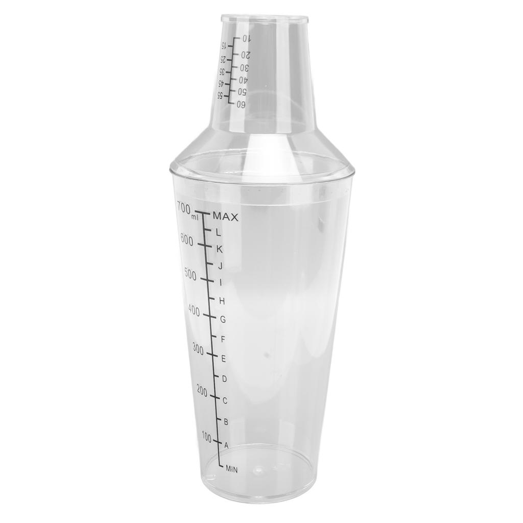 Cocktail-Shaker-Set, klare Skala, Standardkapazität, verhindert Verschütten, transparenter Shaker für Bar