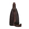 2026 Brand Men's Chest Bags Casual Simple Men's Shoulder Bag Large Capacity Multi-compartment Soft Leather Crossbody Bag
