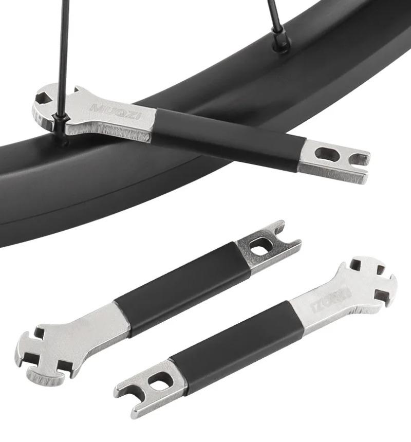 Steel Wire Wrench Spoke Tire Repair Tool Set Universal 8 Port Wheel Disassembly Chain Bike Motorcycle Tool Kit