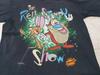 Sällsynt Vintage 90-tal 1991 The Ren and Stimpy Show Unisex Svart T-shirt 1HRA110 Unisex T-shirt