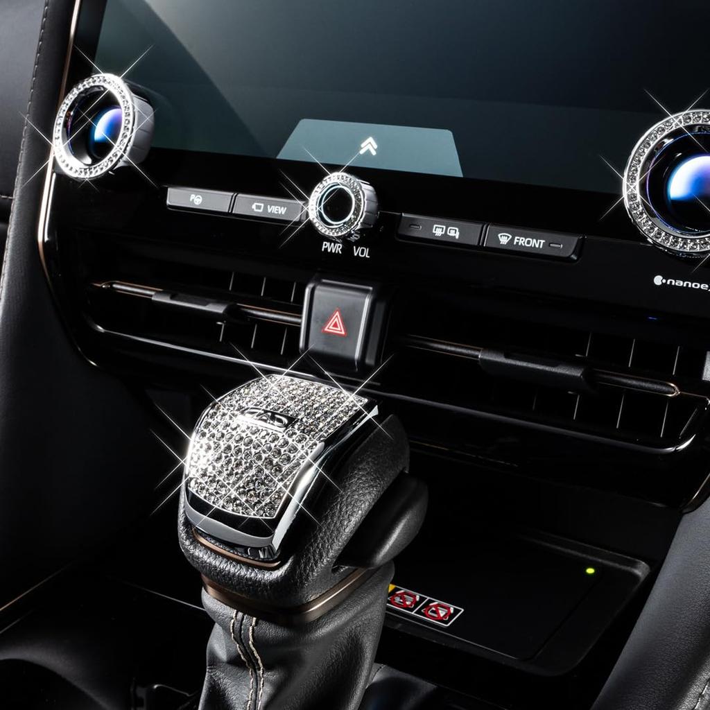 Garson D.A.D Crystal Shift Knob Cover Crystal SB219-01-01 40 Series Alphard / Vellfire DAD