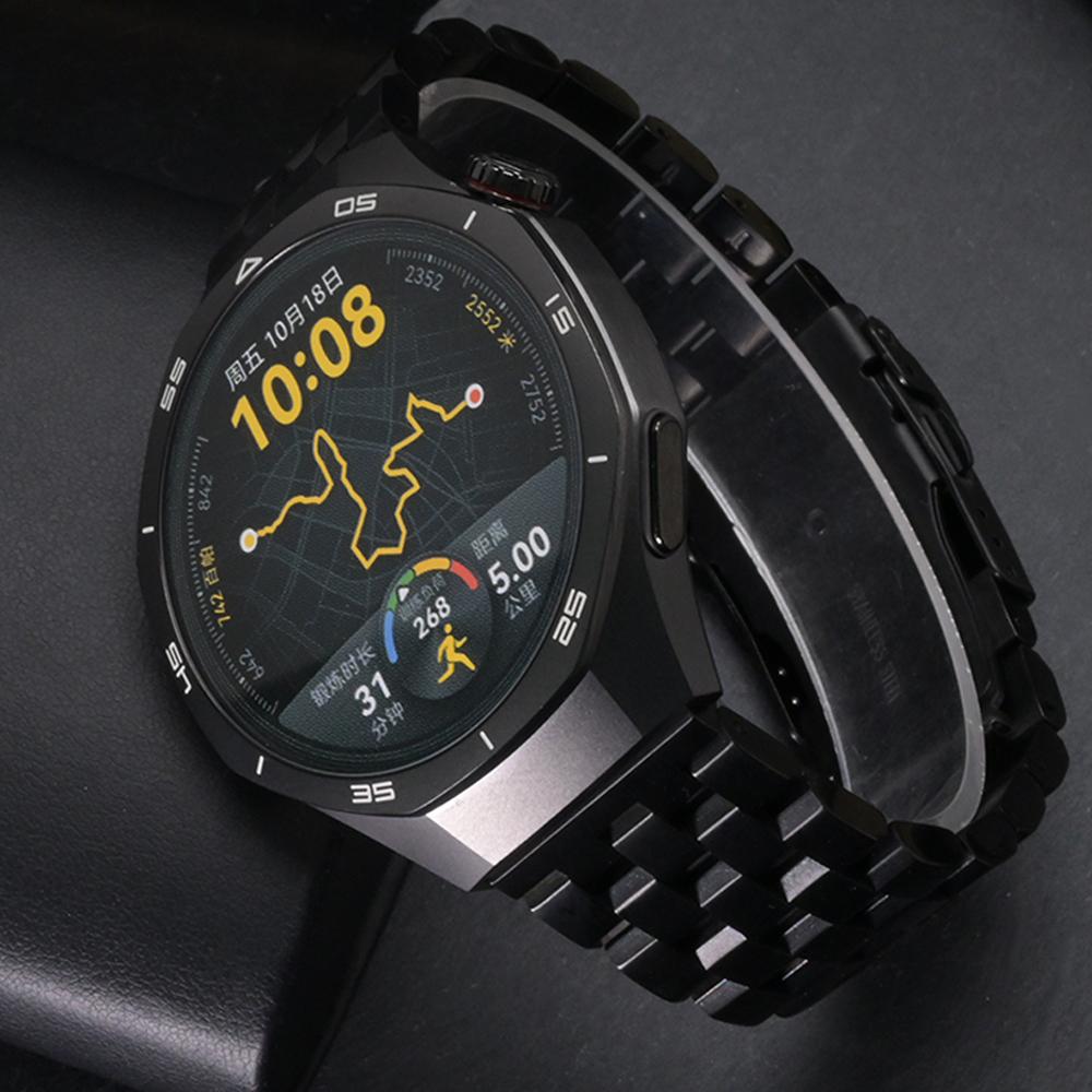 22mm Metal Band For Huawei Watch GT5 Pro 46mm 4 4Pro Stainless Steel Straps For Samsung Galaxy Gear S3 Amazfit Balance GTR 4 3 2
