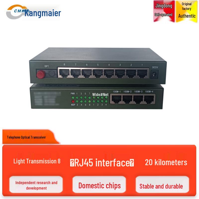

CMR 8-Channel Telephone Fiber Optic Transceiver