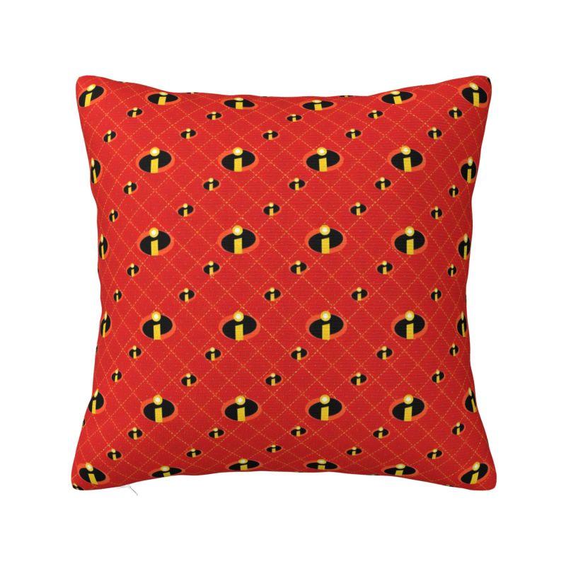 Nordic Style Animation The Incredibles Cushion Cover Polyester Superhero Comedy Throw Pillow Case for Car Square Pillowcase