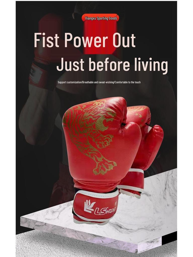 Multi-Use Boxing Gloves for Adults & Children - Ideal for Sanda, Combat, Taekwondo, and Training