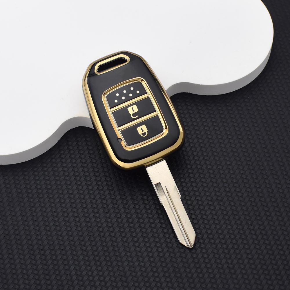 

Soft TPU Car Remote Key Case Cover Keychain for Honda Accord Civic CRV HRV HR-V Jazz 2013 2014 2015 2016 Key Fob Shell Protector