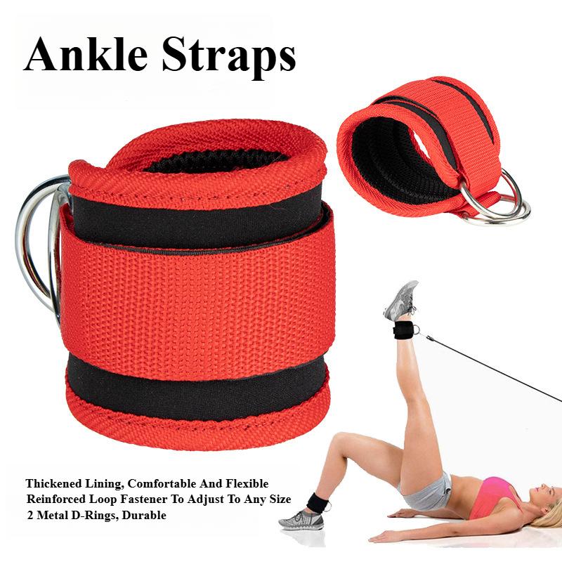 Hip Fitness Ankle Straps Adjustable Gym Leg Strength Workouts With Buckle Sports Guard Abductors For Gantry Training Butt Device